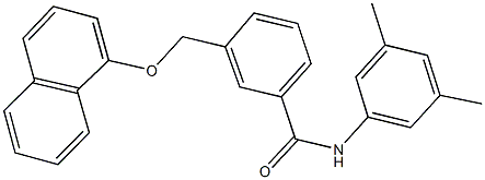 438464-64-3 N-(3,5-dimethylphenyl)-3-[(1-naphthyloxy)methyl]benzamide