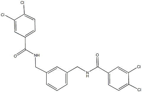 3,4-dichloro-N-(3-{[(3,4-dichlorobenzoyl)amino]methyl}benzyl)benzamide|