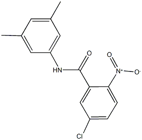 5-chloro-N-(3,5-dimethylphenyl)-2-nitrobenzamide,438471-84-2,结构式