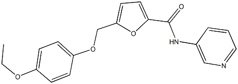 5-[(4-ethoxyphenoxy)methyl]-N-pyridin-3-yl-2-furamide Structure