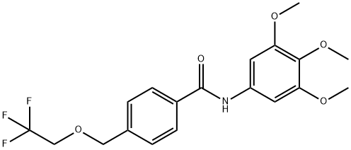 438473-05-3 4-[(2,2,2-trifluoroethoxy)methyl]-N-(3,4,5-trimethoxyphenyl)benzamide