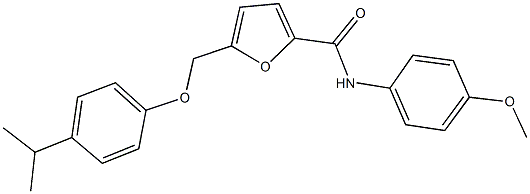 438473-64-4 5-[(4-isopropylphenoxy)methyl]-N-(4-methoxyphenyl)-2-furamide