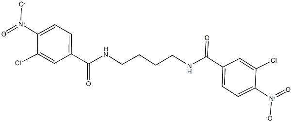 438473-65-5 3-chloro-N-[4-({3-chloro-4-nitrobenzoyl}amino)butyl]-4-nitrobenzamide