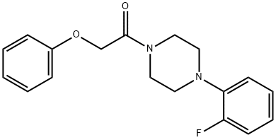 1-(2-fluorophenyl)-4-(phenoxyacetyl)piperazine|