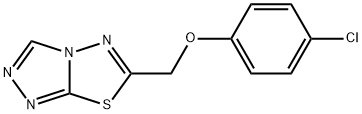 6-[(4-chlorophenoxy)methyl][1,2,4]triazolo[3,4-b][1,3,4]thiadiazole,438474-78-3,结构式