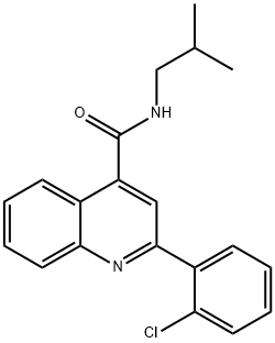 438475-43-5 2-(2-chlorophenyl)-N-isobutyl-4-quinolinecarboxamide