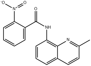 2-nitro-N-(2-methyl-8-quinolinyl)benzamide Structure