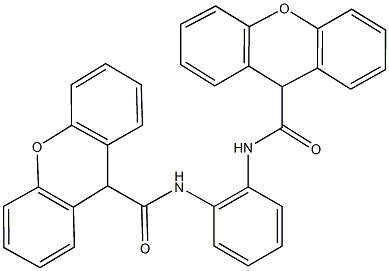 N-{2-[(9H-xanthen-9-ylcarbonyl)amino]phenyl}-9H-xanthene-9-carboxamide|