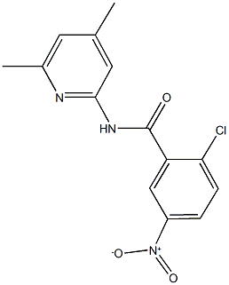 438530-26-8 2-chloro-N-(4,6-dimethyl-2-pyridinyl)-5-nitrobenzamide