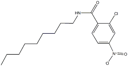 2-chloro-4-nitro-N-nonylbenzamide Structure