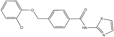 438530-86-0 4-[(2-chlorophenoxy)methyl]-N-(1,3-thiazol-2-yl)benzamide