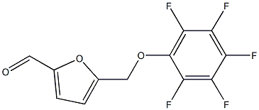 5-[(2,3,4,5,6-pentafluorophenoxy)methyl]-2-furaldehyde Structure