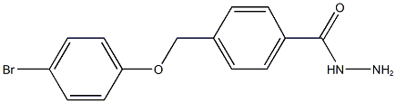 4-[(4-bromophenoxy)methyl]benzohydrazide,438531-17-0,结构式