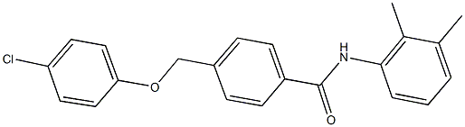 4-[(4-chlorophenoxy)methyl]-N-(2,3-dimethylphenyl)benzamide Structure