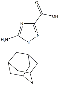 1-(1-adamantyl)-5-amino-1H-1,2,4-triazole-3-carboxylic acid,438604-73-0,结构式
