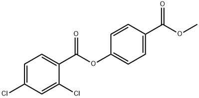 4-(methoxycarbonyl)phenyl 2,4-dichlorobenzoate Structure