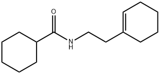 N-[2-(1-cyclohexen-1-yl)ethyl]cyclohexanecarboxamide Struktur