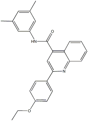 N-(3,5-dimethylphenyl)-2-(4-ethoxyphenyl)-4-quinolinecarboxamide Structure