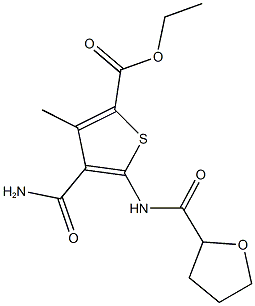 438617-31-3 ethyl 4-(aminocarbonyl)-3-methyl-5-[(tetrahydrofuran-2-ylcarbonyl)amino]thiophene-2-carboxylate