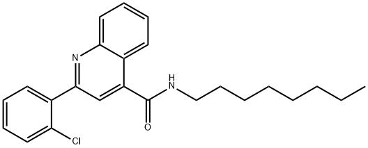 438618-30-5 2-(2-chlorophenyl)-N-octyl-4-quinolinecarboxamide