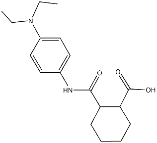 438618-58-7 2-{[4-(diethylamino)anilino]carbonyl}cyclohexanecarboxylic acid
