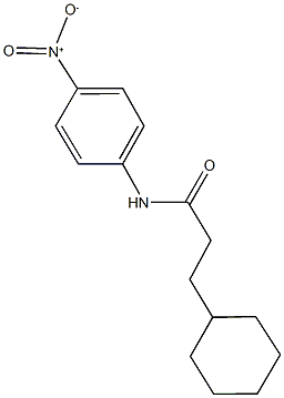 438618-98-5 3-cyclohexyl-N-{4-nitrophenyl}propanamide