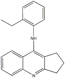 N-(2-ethylphenyl)-2,3-dihydro-1H-cyclopenta[b]quinolin-9-amine Structure