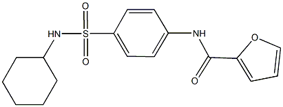 N-{4-[(cyclohexylamino)sulfonyl]phenyl}-2-furamide|