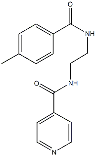 N-{2-[(4-methylbenzoyl)amino]ethyl}isonicotinamide Structure