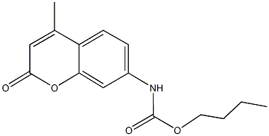 butyl 4-methyl-2-oxo-2H-chromen-7-ylcarbamate,439142-90-2,结构式