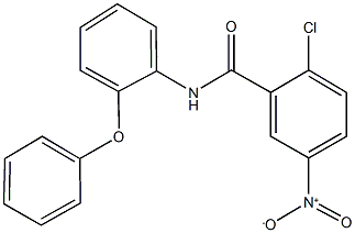2-chloro-5-nitro-N-(2-phenoxyphenyl)benzamide,439682-54-9,结构式