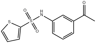 N-(3-acetylphenyl)-2-thiophenesulfonamide,439934-51-7,结构式