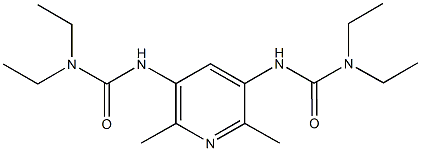 N'-(5-{[(diethylamino)carbonyl]amino}-2,6-dimethyl-3-pyridinyl)-N,N-diethylurea,440087-63-8,结构式