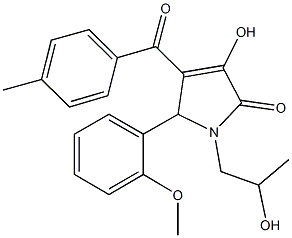 440108-81-6 3-hydroxy-1-(2-hydroxypropyl)-5-(2-methoxyphenyl)-4-(4-methylbenzoyl)-1,5-dihydro-2H-pyrrol-2-one