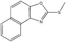 2-(methylsulfanyl)naphtho[1,2-d][1,3]oxazole Struktur