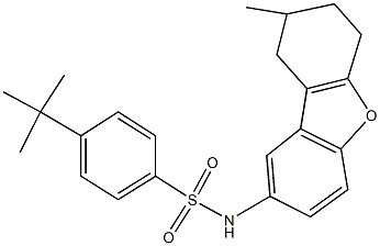 441292-53-1 4-tert-butyl-N-(8-methyl-6,7,8,9-tetrahydrodibenzo[b,d]furan-2-yl)benzenesulfonamide