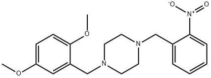441314-87-0 1-(2,5-dimethoxybenzyl)-4-{2-nitrobenzyl}piperazine