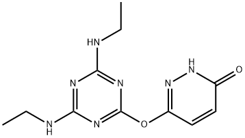 6-{[4,6-bis(ethylamino)-1,3,5-triazin-2-yl]oxy}-3-pyridazinol|