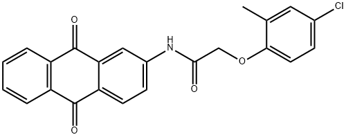 441744-91-8 2-(4-chloro-2-methylphenoxy)-N-(9,10-dioxo-9,10-dihydro-2-anthracenyl)acetamide