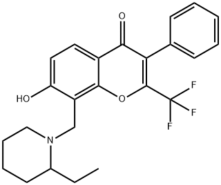 442651-54-9 8-[(2-ethyl-1-piperidinyl)methyl]-7-hydroxy-3-phenyl-2-(trifluoromethyl)-4H-chromen-4-one