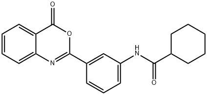 N-[3-(4-oxo-4H-3,1-benzoxazin-2-yl)phenyl]cyclohexanecarboxamide Structure