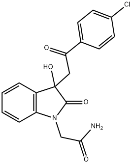 2-{3-[2-(4-chlorophenyl)-2-oxoethyl]-3-hydroxy-2-oxo-2,3-dihydro-1H-indol-1-yl}acetamide|