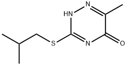 3-(isobutylsulfanyl)-6-methyl-1,2,4-triazin-5-ol,442654-20-8,结构式