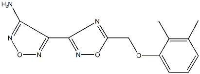 442870-54-4 4-{5-[(2,3-dimethylphenoxy)methyl]-1,2,4-oxadiazol-3-yl}-1,2,5-oxadiazol-3-amine