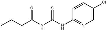 N-butyryl-N'-(5-chloropyridin-2-yl)thiourea Struktur