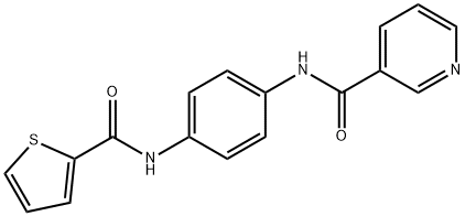 N-{4-[(2-thienylcarbonyl)amino]phenyl}nicotinamide|