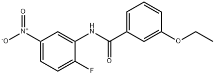 3-ethoxy-N-{2-fluoro-5-nitrophenyl}benzamide Structure