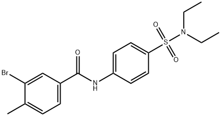 443296-98-8 3-bromo-N-{4-[(diethylamino)sulfonyl]phenyl}-4-methylbenzamide