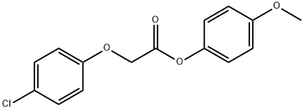 4-methoxyphenyl (4-chlorophenoxy)acetate,443307-77-5,结构式