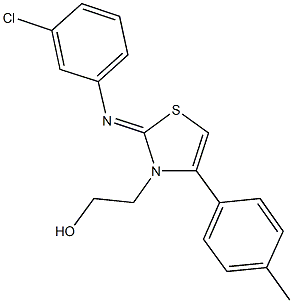 443331-09-7 2-(2-[(3-chlorophenyl)imino]-4-(4-methylphenyl)-1,3-thiazol-3(2H)-yl)ethanol
